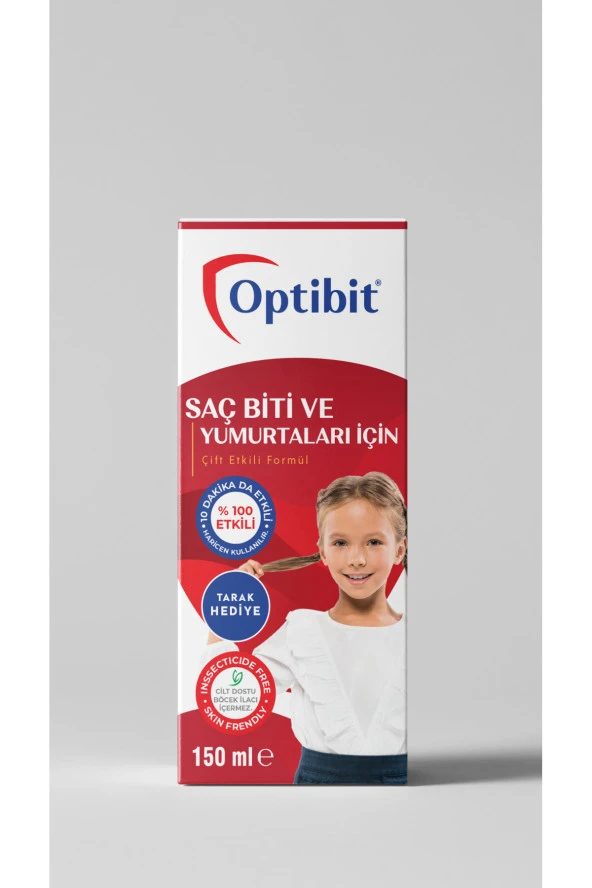 OPTİBİT 150 ML Bit Şampuanı Tarak Hediyeli