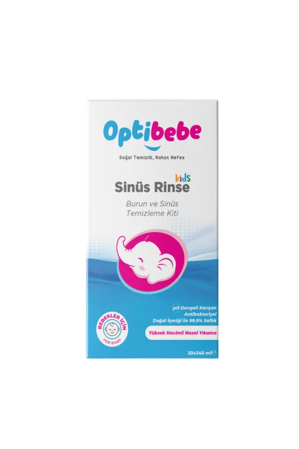 OPTİBEBE Sinus Rinse Kit Kids 120 Ml 20 Saşe