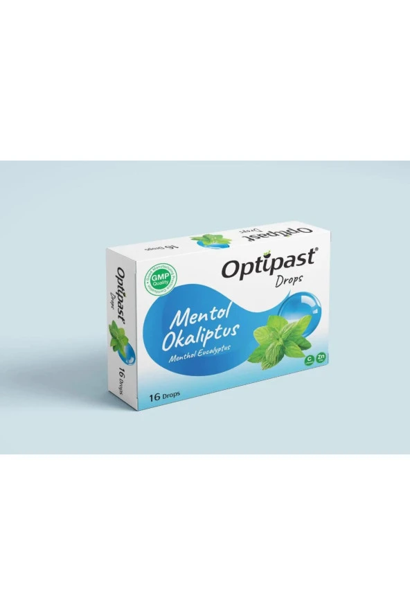 OPTİDERM Drops Mentol Okaliptus 16 Drops