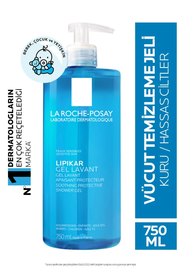 La Roche Posay Lipikar Gel Lavant 750 ml