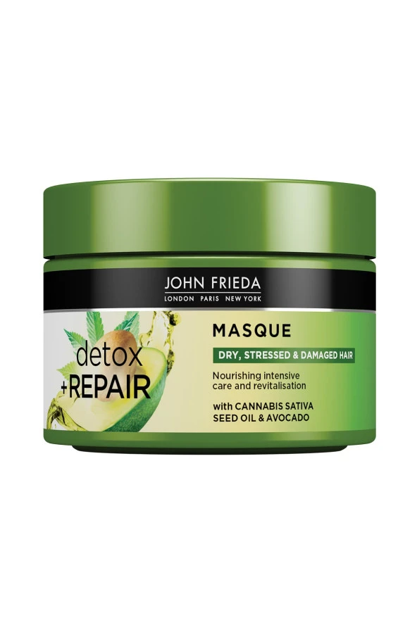 John Frieda Detoks Etkili Onarıcı ve Besleyici Bakım Maskesi 250 ml