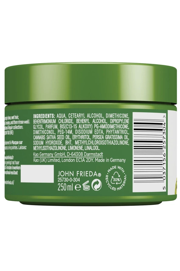 John Frieda Detoks Etkili Onarıcı ve Besleyici Bakım Maskesi 250 ml - 2