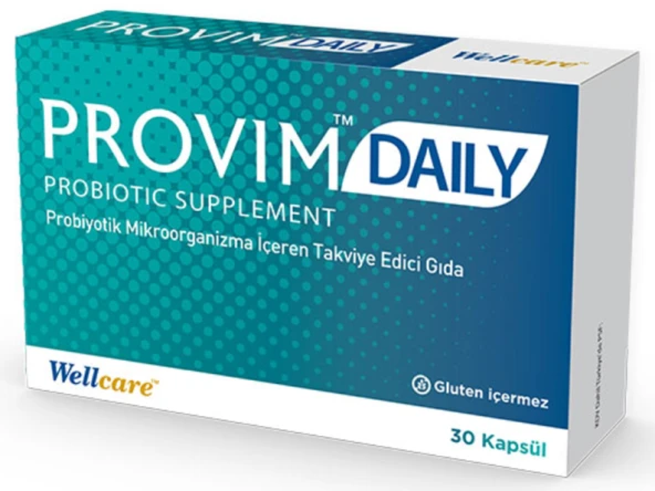 Wellcare Provim Daily Probiyotik 30 Kapsül ürün görseli
