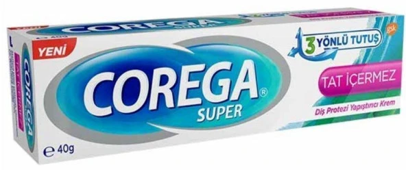 Corega Süper Diş Proztezi Yapıştırıcı Krem 40gr | Tat İçermez ürün görseli