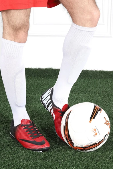 Albishoes Super Mercury Büyük Numara Battal Erkek Dişsiz Çim Halısaha Futbol Ayakkabısı (45-47) - 3
