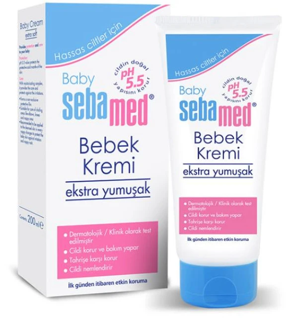 Sebamed Baby Bebek Kremi Ekstra Yumuşak 200ml | Hassas Ciltler