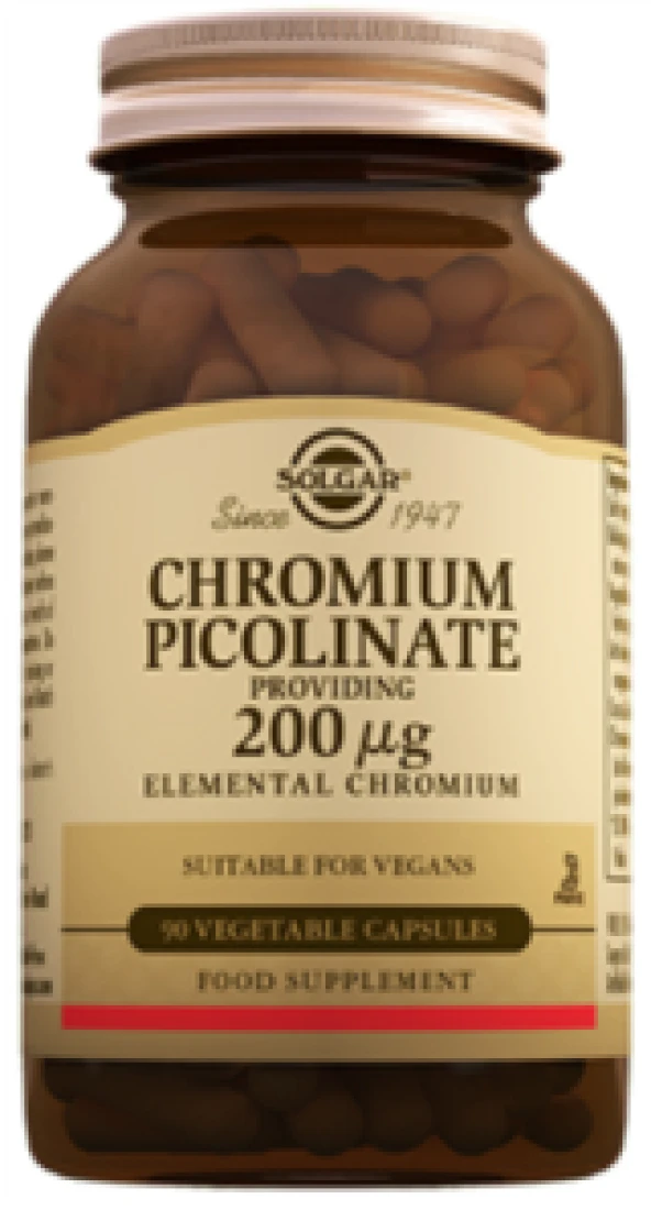 Solgar Chromium Picolinate 200mcg 90 Kapsül ürün görseli
