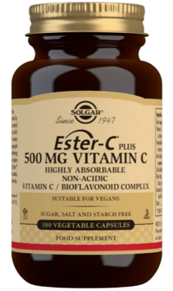 Solgar Ester-C Plus 500mg 100 Kapsül ürün görseli