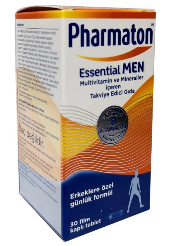 Pharmaton Essential Men 30 Tablet | Erkeklere Özel
