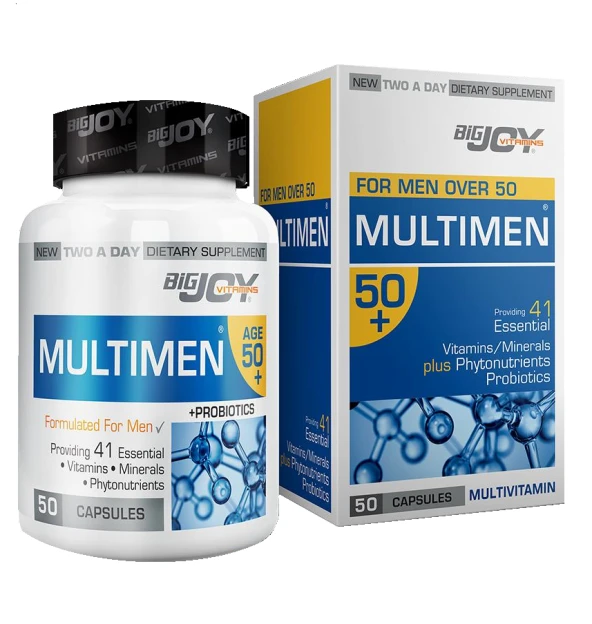 Bigjoy Vitamins Multimen Multivitamin +50 50 Kapsül