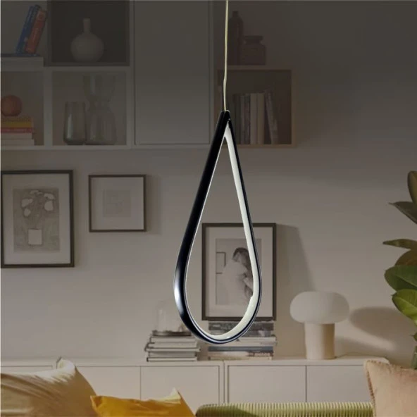 Erva Ledli Avize Damla Tekli Gold ürün görseli