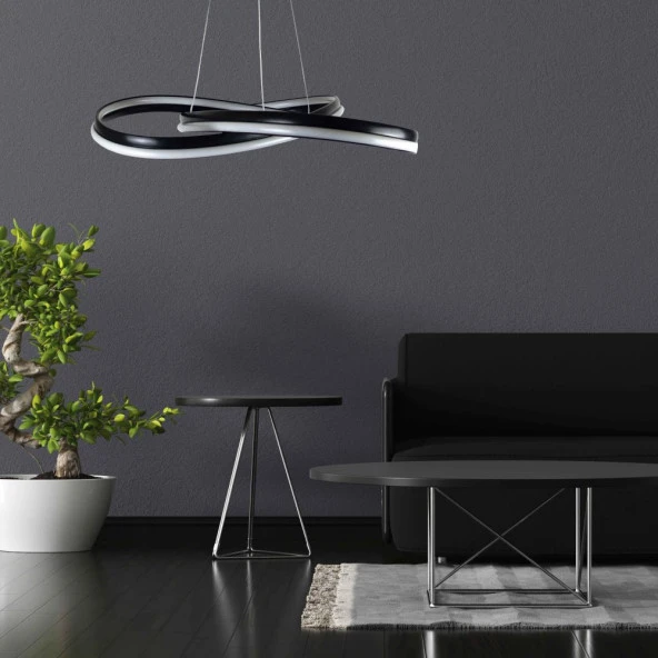 Erva Ledli Avize Karçiçeği Çiftli Gümüş ürün görseli