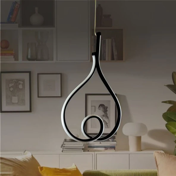 Erva Ledli Avize Kalp Mavi ürün görseli