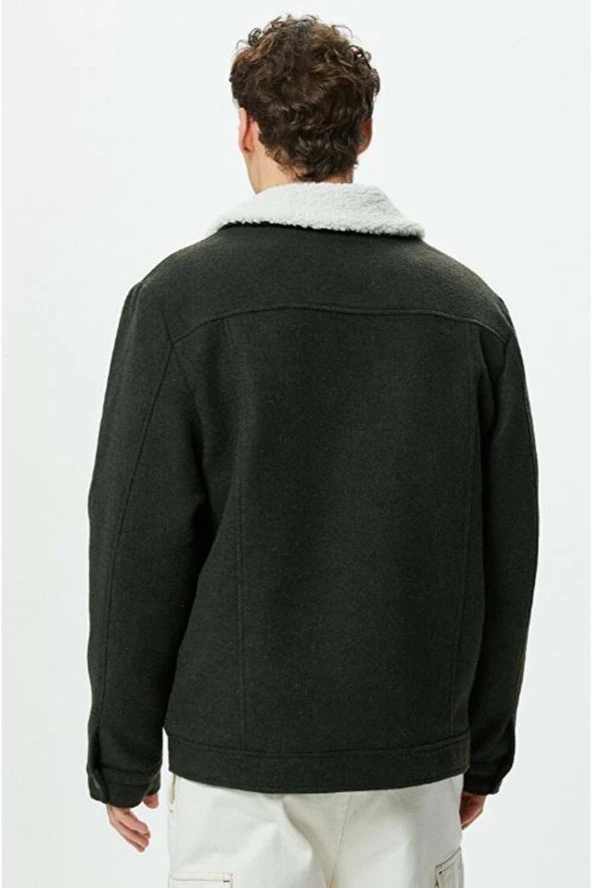 Erkek Giyim Ceket 4WAM20091HW Haki - 4