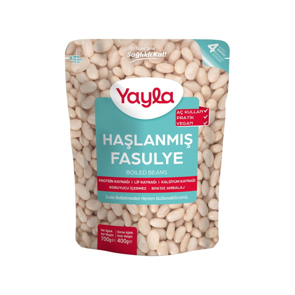 Yayla Haşlanmış Fasulye 700 Gr x 3 Adet - 2