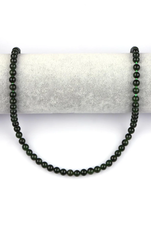 Kanada Yeşim Doğal Taş Dizi 6 mm Küre Kesim - Resim 2