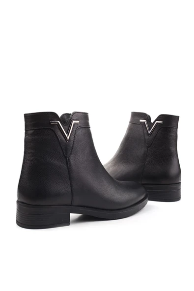 Castle Black 21893-1 Termo Taban Hakiki Deri Günlük Kadın Bot - Resim 4