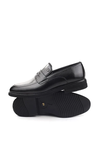 Benart 733 Hakiki Deri Bağcıksız Günlük Erkek Ayakkabı - Resim 7