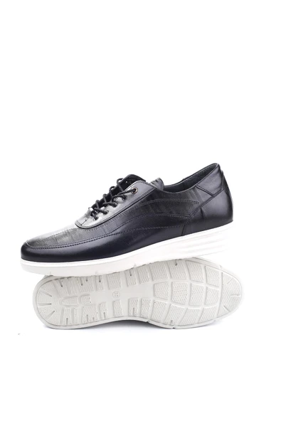 Benart 743 Hakiki Deri Bağcıklı Günlük Erkek Ayakkabı - Resim 5