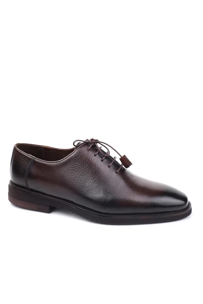 Benart 0066 Hakiki Deri Bağcıklı Günlük Erkek Ayakkabı - Resim 2