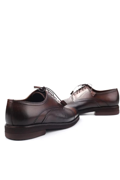 Benart 0137 Hakiki Deri Bağcıklı Günlük Erkek Ayakkabı - Resim 8