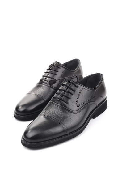 Benart 0137 Hakiki Deri Bağcıklı Günlük Erkek Ayakkabı - Resim 3