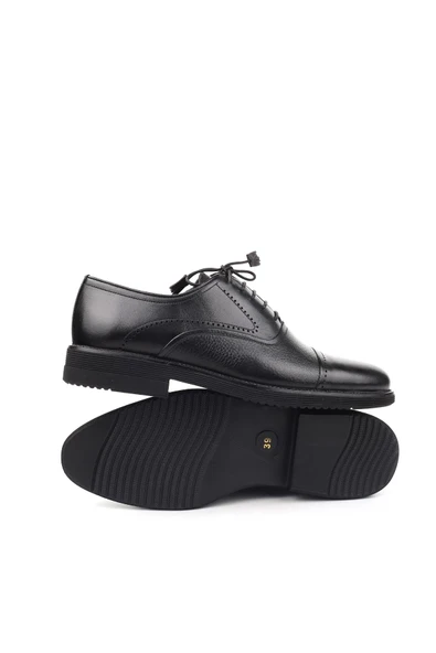 Benart 0137 Hakiki Deri Bağcıklı Günlük Erkek Ayakkabı - Resim 9