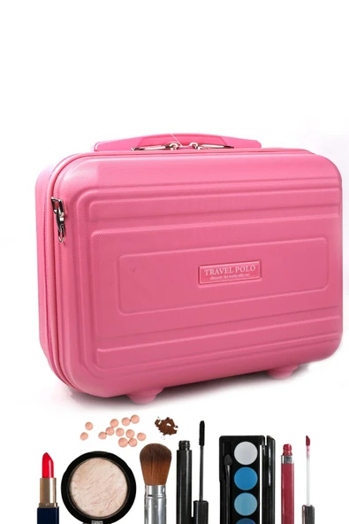 Travel Polo A1017 Kadın Makyaj El Valizi Seyahat Çantası - Resim 5