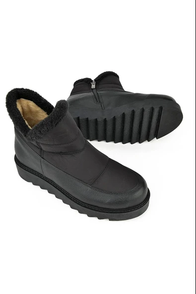 Papuç Sepeti 4006 Kadın Kürklü Kaymaz Taban Termal Kar Botu - Resim 6