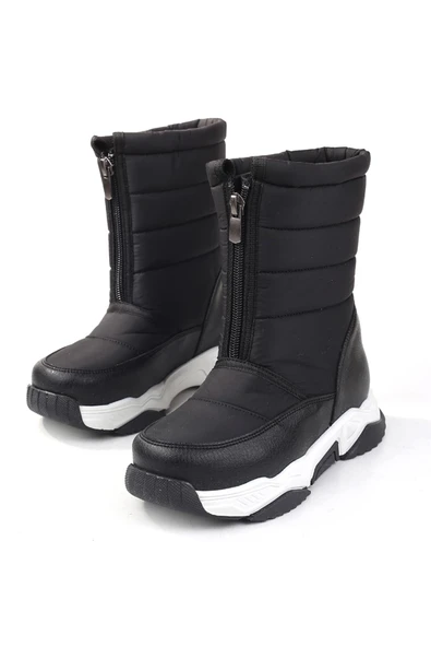 Papuç Sepeti 3473 Çocuk İçi Yünlü Termo Taban Kar Botu - Resim 3