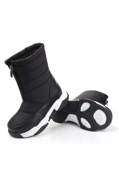 Papuç Sepeti 3473 Çocuk İçi Yünlü Termo Taban Kar Botu - Resim 6