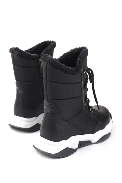 Papuç Sepeti 3474 Erkek Çocuk İçi Yünlü Termo Taban Kar Botu - Resim 4