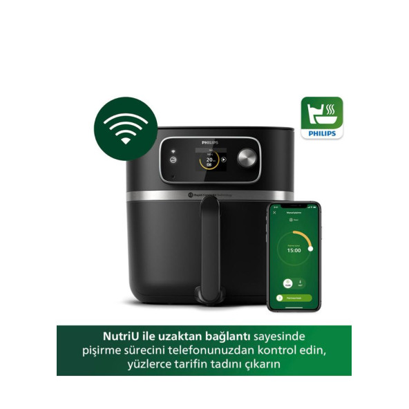 Philips Airfryer HD9880/90 7000 Serisi Combi XXL Connected 8.3 lt Yağsız Fritöz - 2