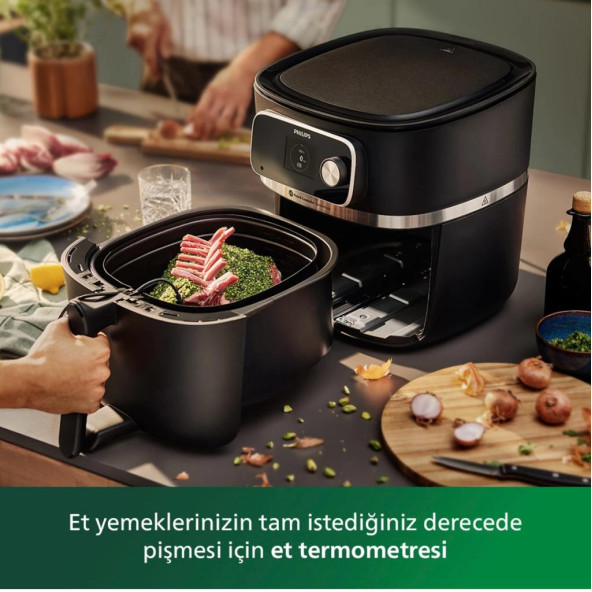 Philips Airfryer HD9880/90 7000 Serisi Combi XXL Connected 8.3 lt Yağsız Fritöz - 3