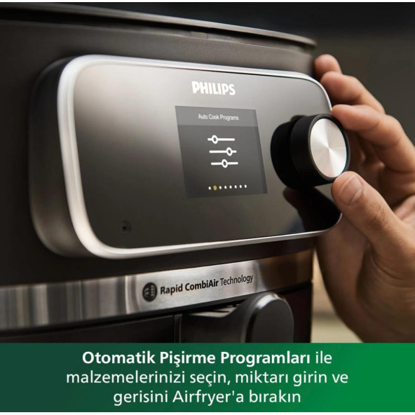 Philips Airfryer HD9880/90 7000 Serisi Combi XXL Connected 8.3 lt Yağsız Fritöz - 4