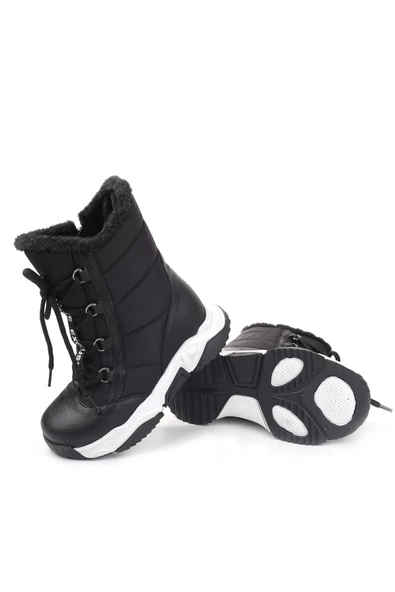 Papuç Sepeti 3474 Erkek Çocuk İçi Yünlü Termo Taban Kar Botu - Resim 6