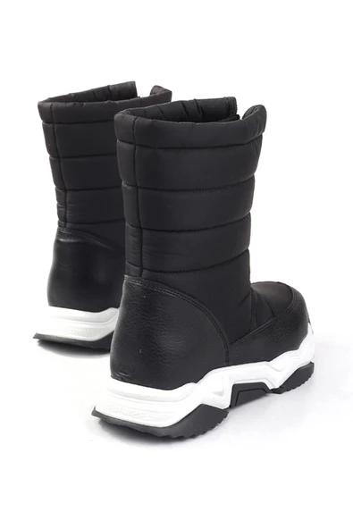 Papuç Sepeti 3473 Çocuk İçi Yünlü Termo Taban Kar Botu - Resim 4