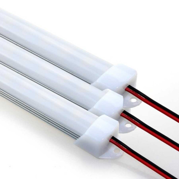 Digielektro Barled 24 Volt Çubuk LED 18 Ledli Beyaz Renk 5730 Kasalı Opak Buzlu Kapak 25Cm