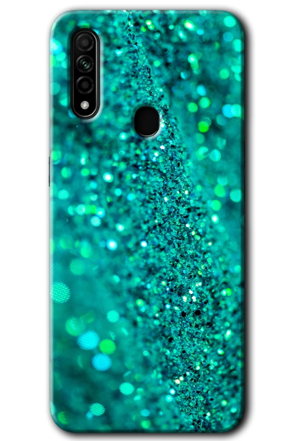 Oppo A31 Kılıf HD Desen Baskılı Arka Kapak - Diamonds