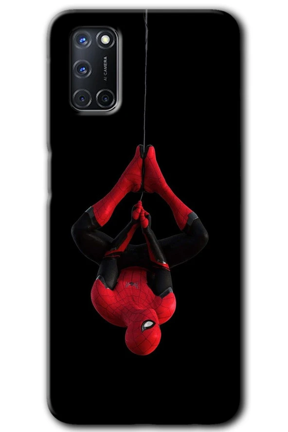 Oppo A52 Kılıf HD Desen Baskılı Arka Kapak - Örümcek Adam