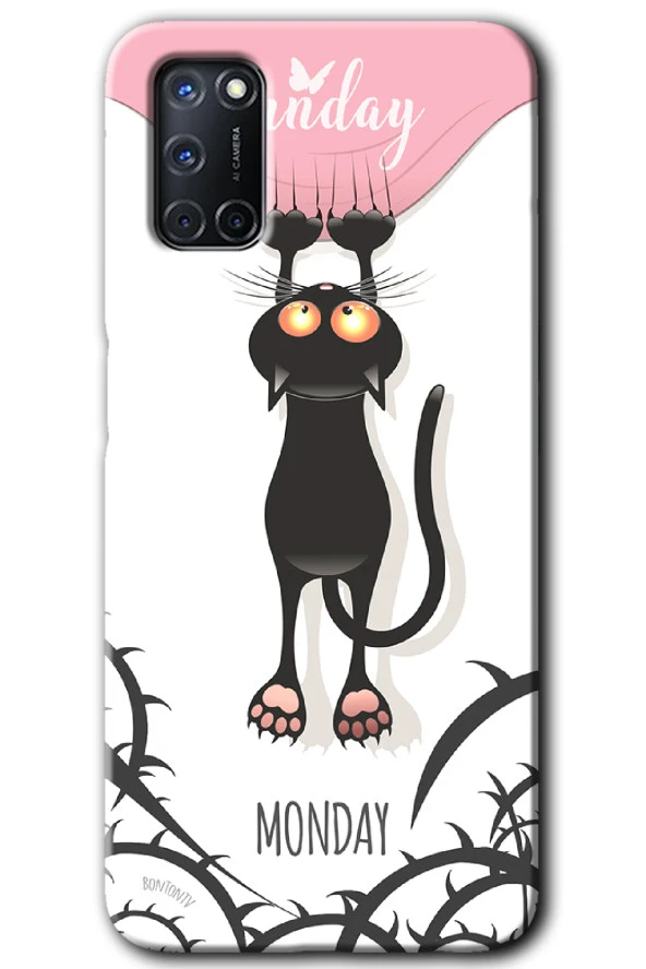 Oppo A52 Kılıf HD Desen Baskılı Arka Kapak - Dark Sunday