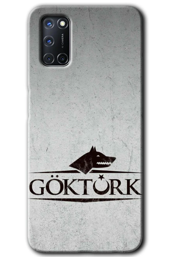 Oppo A52 Kılıf HD Desen Baskılı Arka Kapak - Göktürk
