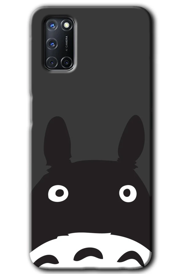 Oppo A52 Kılıf HD Desen Baskılı Arka Kapak - Şaşkın Eşek