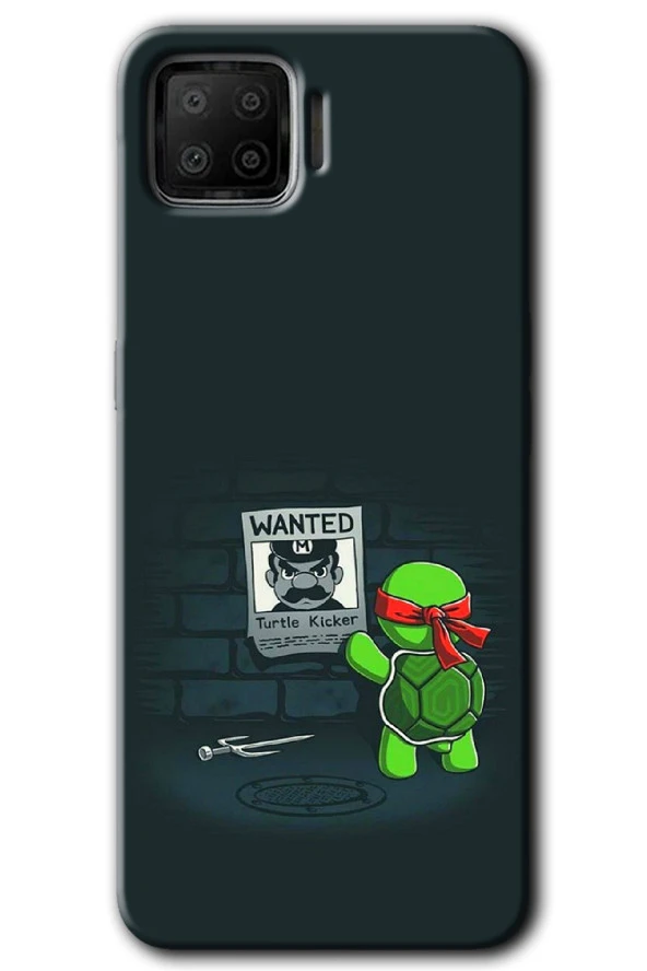 Oppo A73 Kılıf HD Desen Baskılı Arka Kapak - Kaplumbağa Avcısı