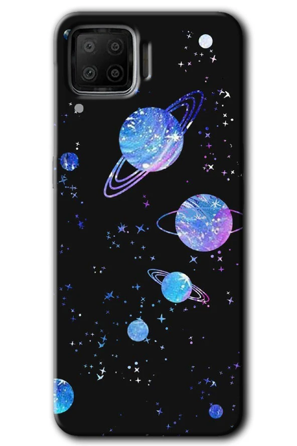 Oppo A73 Kılıf HD Desen Baskılı Arka Kapak - Samanyolu Galaksi - 1