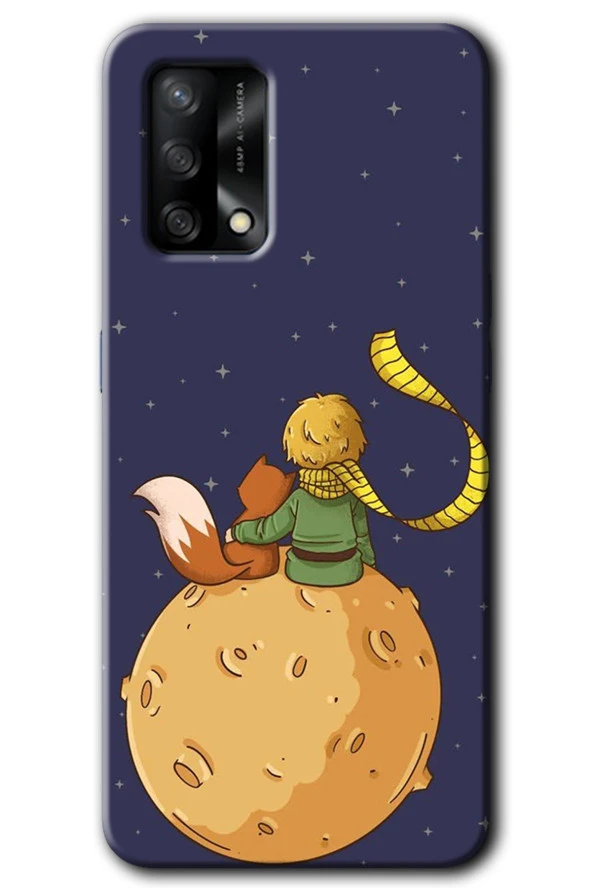 Oppo A74 Kılıf HD Desen Baskılı Arka Kapak - Küçük Prens