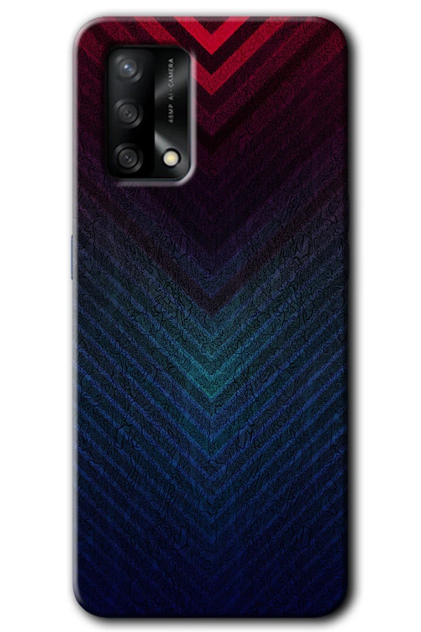 Oppo A74 Kılıf HD Desen Baskılı Arka Kapak - Abstract 4