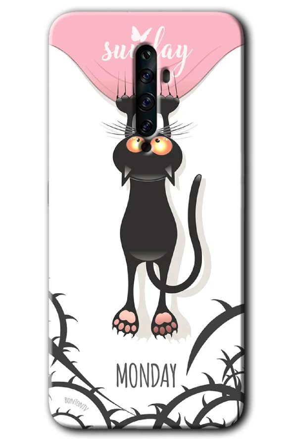 Oppo Reno 2z Kılıf HD Desen Baskılı Arka Kapak - Dark Sunday