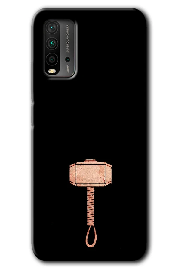 Poco M3 Kılıf HD Desen Baskılı Arka Kapak - Thor Çekiç
