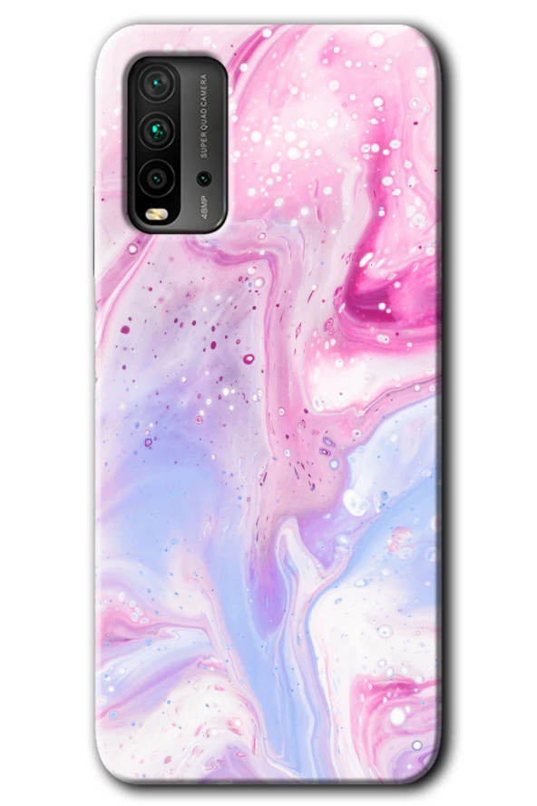 Poco M3 Kılıf HD Desen Baskılı Arka Kapak - Kabarmış Leke